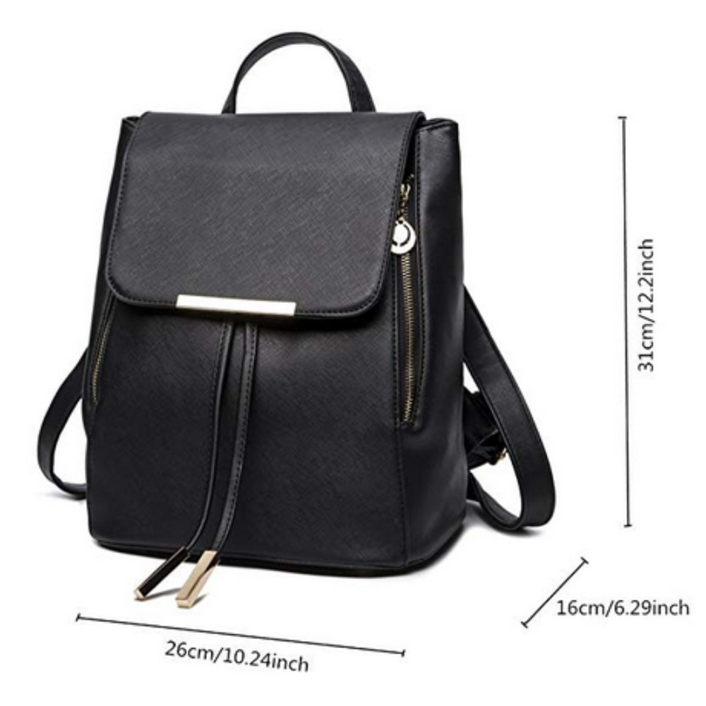 Fashion Shoulder Bag PU Leather Women Girls Ladies - Picture 5 of 6